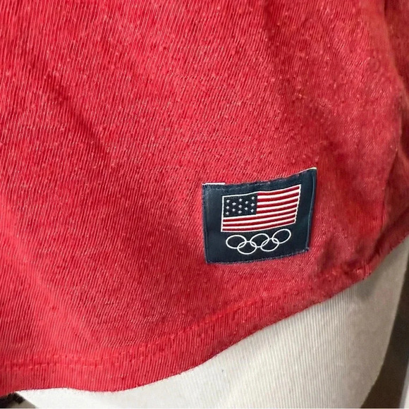Team USA Olympic Women’s Racerback Tank top Size Medium Red athletic wear - Picture 2 of 5